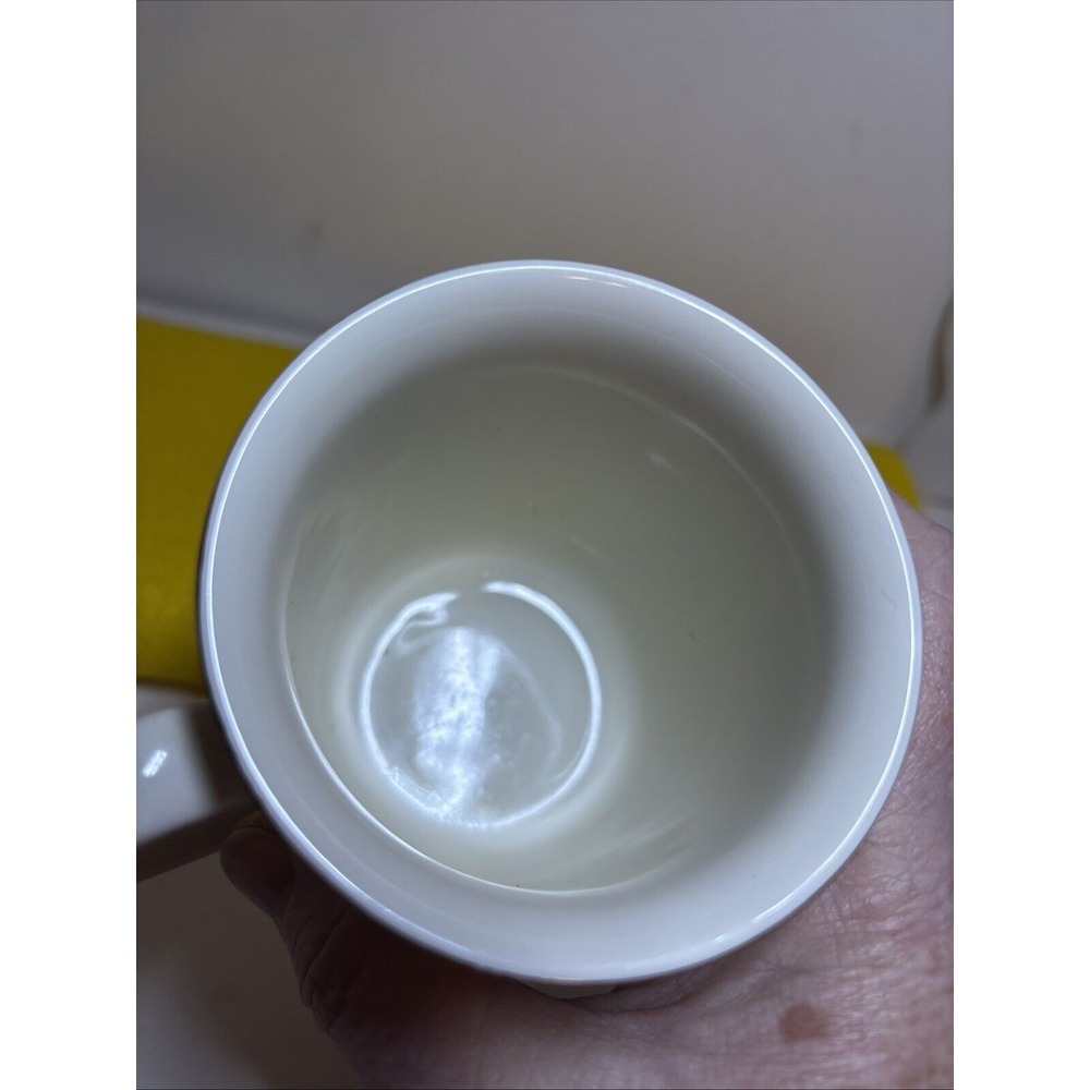 VTG OTAGIRI GOLDEN POPPY Mug Cup WHITE GOLD PORCELAIN JAPAN - Picture 7 of 10